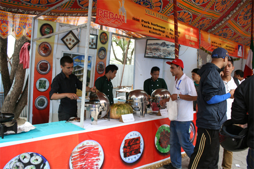 韓国料理のコーナー。