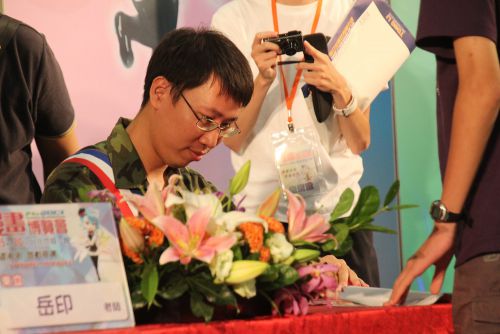 サイン会での様子