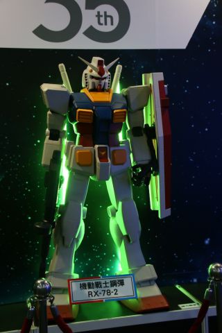 ガンダム特設コーナーのブースより