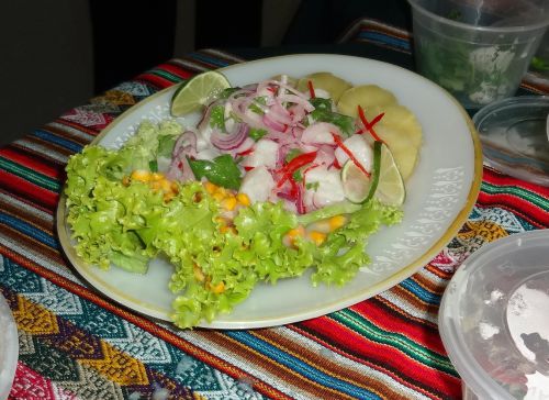 エキスポ・セビーチェの講義で紹介されたブラジルの食材でアレンジしたセビーチェ