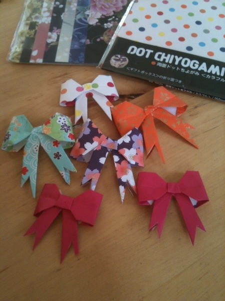 今年用にコツコツすでに用意しているラッピング用のリボンたち