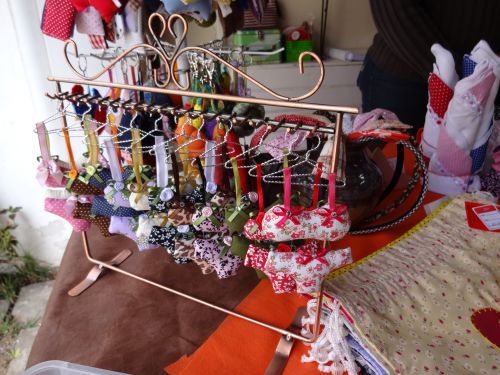 手芸品のランジェリー型をデザインしたアロマ小物