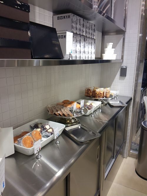 焼き菓子がずらり。