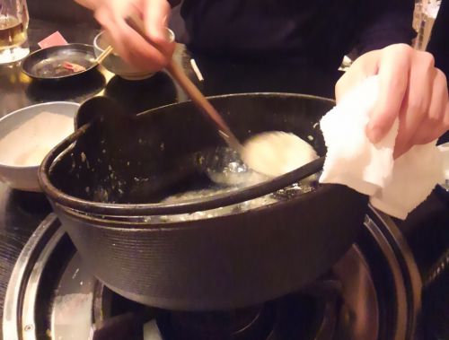 しめの雑炊で最後の一滴までおいしさ逃さず！