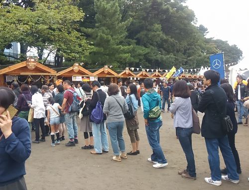 ずらりとパン屋さんに並んでいます。