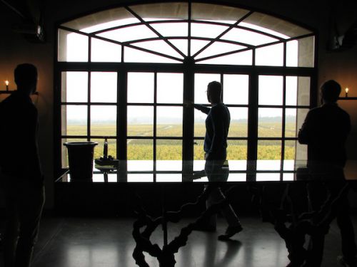 Chateau Pontet-Canetのブドウ畑を見渡しながら