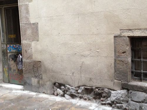 上記の写真の場所の翌朝の様子