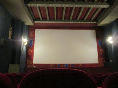 映画館の中は、このように芸術的