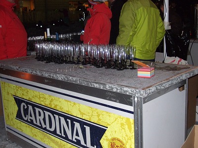 すでに新年を祝うドリンクもスタンバイOKされていました。