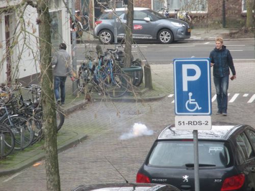 大晦日の１０時以降はあちこちで爆竹の音が（驚）