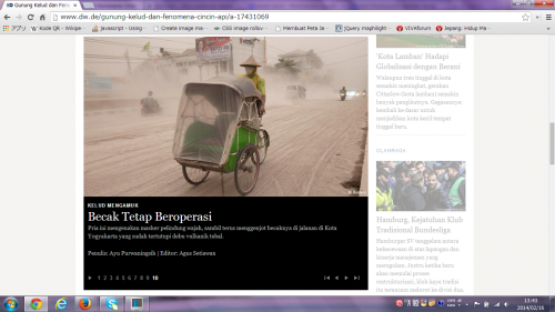 DW(http://www.dw.de)より。ボルブドゥール遺跡で有名なジョグジャカルタ