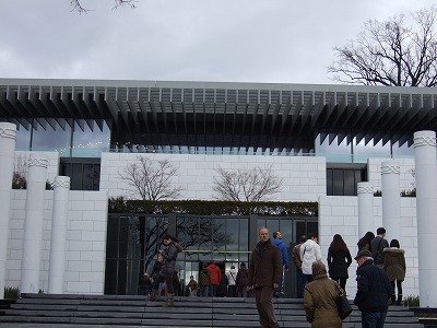 ローザンヌのオリンピック博物館の入り口