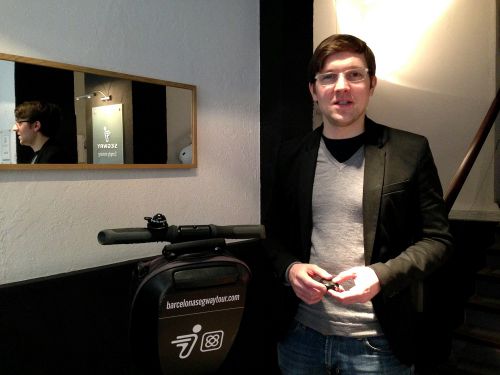 親切に教えてくださったBarcelona Segway Tour のヴァンサンVINCENT氏