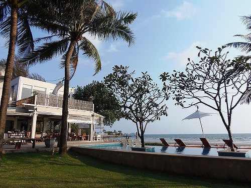 滞在したホテル　目の前にビーチがある贅沢な場所