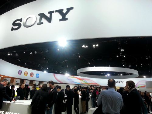 日本のソニーのブース
