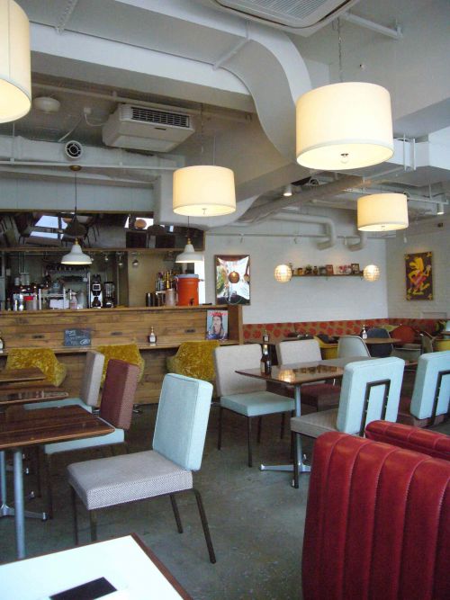 素敵なインテリアの店内