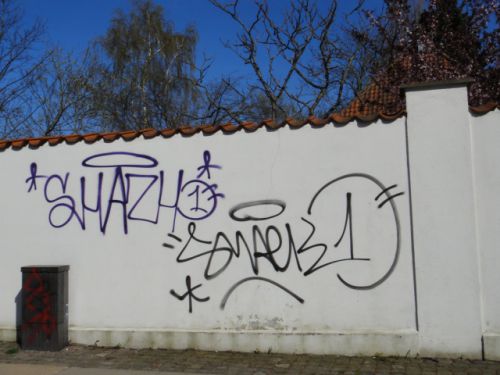 ひどい落書きです