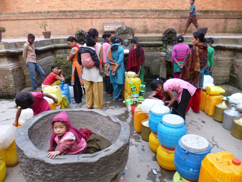 赤ちゃんや子どもを連れてやってきます