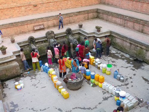 真ん中の列が一番水量が多いことをみんな知っている！？