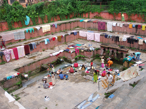 洗濯、沐浴もここで