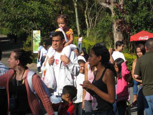 サンパウロ市動物園で