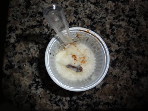 丁子を使った牛乳と砂糖でお米を煮込んだ料理