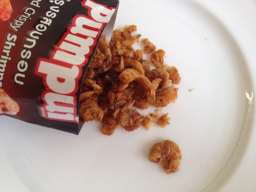 ちいさっ！　でもエビの風味がきいてます