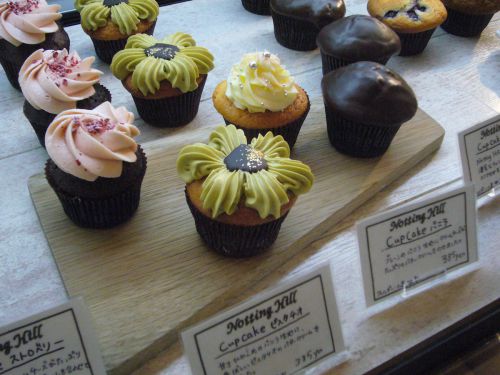 かわいらしいカップケーキ