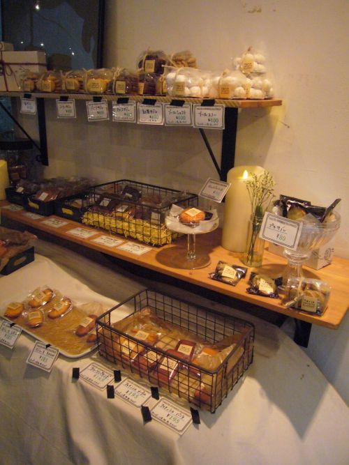 焼き菓子もずらり