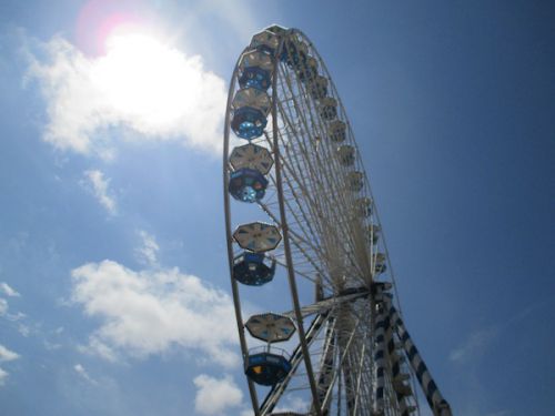 でも、やっぱり観覧車は人気なんです