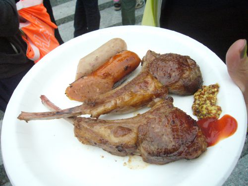 ラムチョップ600円