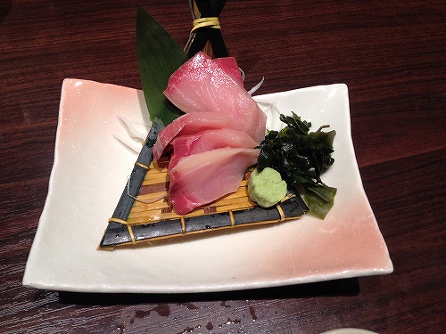 ぷりぷりっと美味しいお刺し身