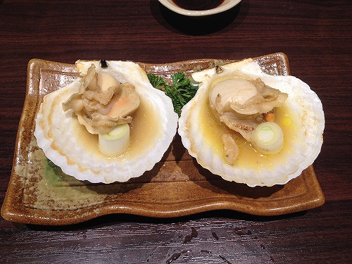 やっぱりホタテはバター醤油ですね