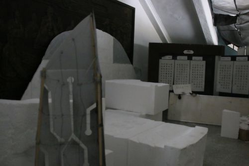 発泡スチロールを使ったセット