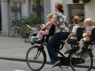 珍自転車？　いえいえ、ごく普通の自転車です・・・