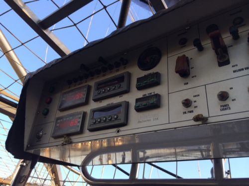 電動式の気球で、この制御盤によってヘリウムガスの濃度等がコントロールされます。