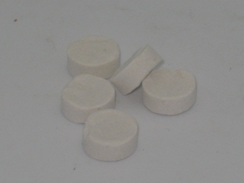 これが噂の、歯磨き用タブレット。