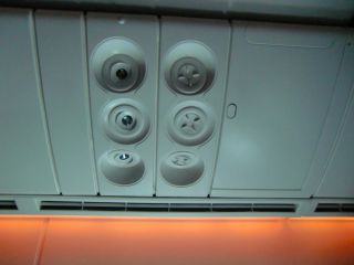 とても静かな機内でした。