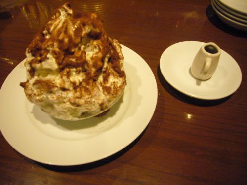 これが大人のティラミス。かき氷なのにパティシエもびっくりのスイーツなんです。