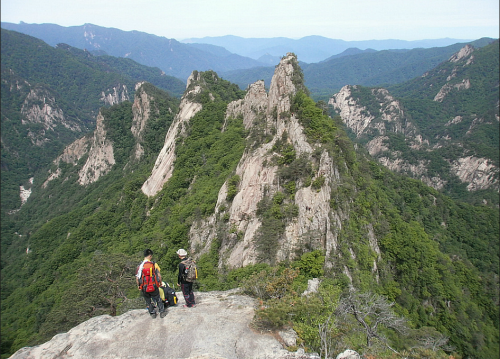 韓国の山