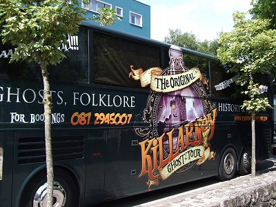 観光客に人気の街、キラーニー（Killarney)にももちろんあります「ゴーストバスツアー」！