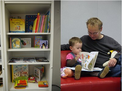 読み聞かせも、父親の仕事。