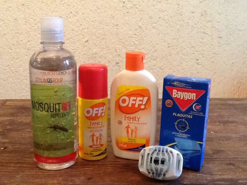 我が家の虫さされ防止グッズ。車にもスプレーを常備。