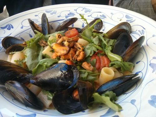 ムール貝パスタ