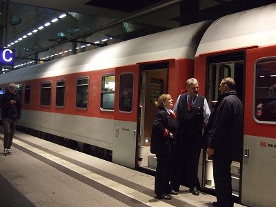 ドイツ鉄道（DB)の夜行列車。一晩お世話になります！