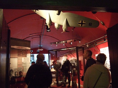 当時の資料や写真、ビデオなどから、戦時中のジャージー島民の生活や苦労がうかがえました。