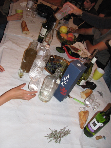 アペロ→夕飯→デザート→この写真