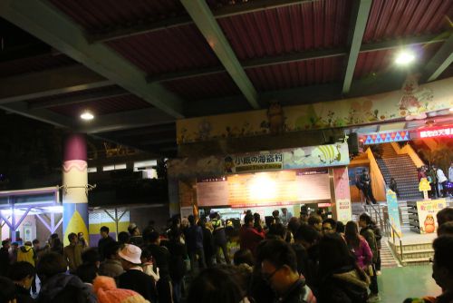 12月31日20:30ごろの入場券売り場