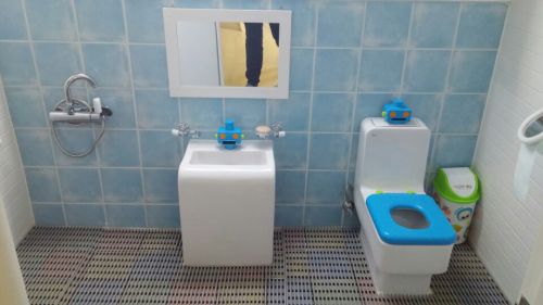トイレもアパートの一室なので家庭的