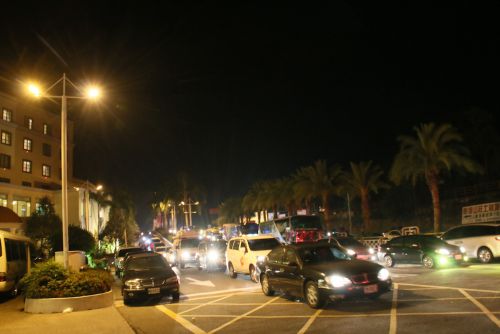 花火終了後の渋滞